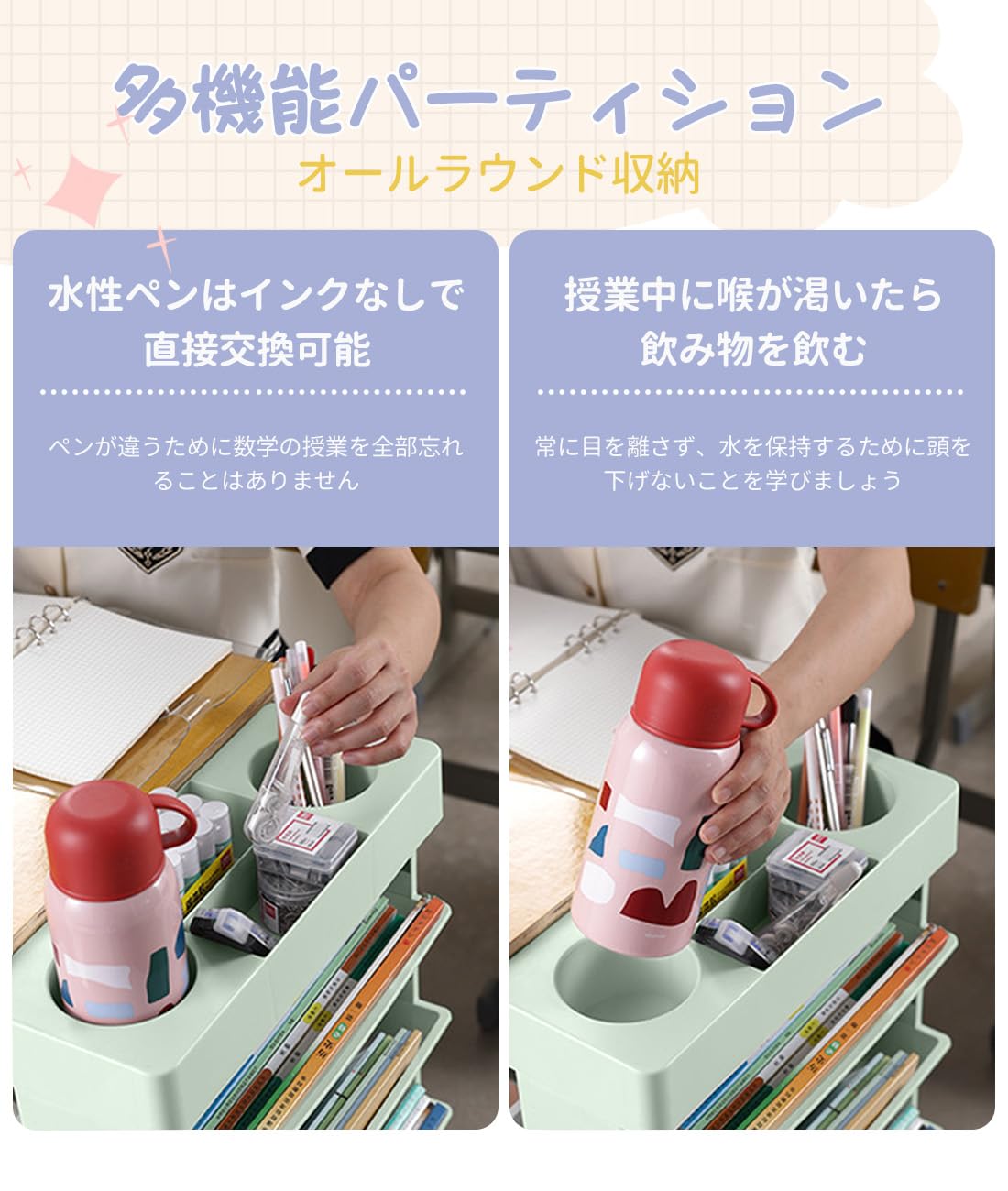 Amazon.co.jp: 本棚 5段 キャスター付き 書類収納 書類棚 ファイル